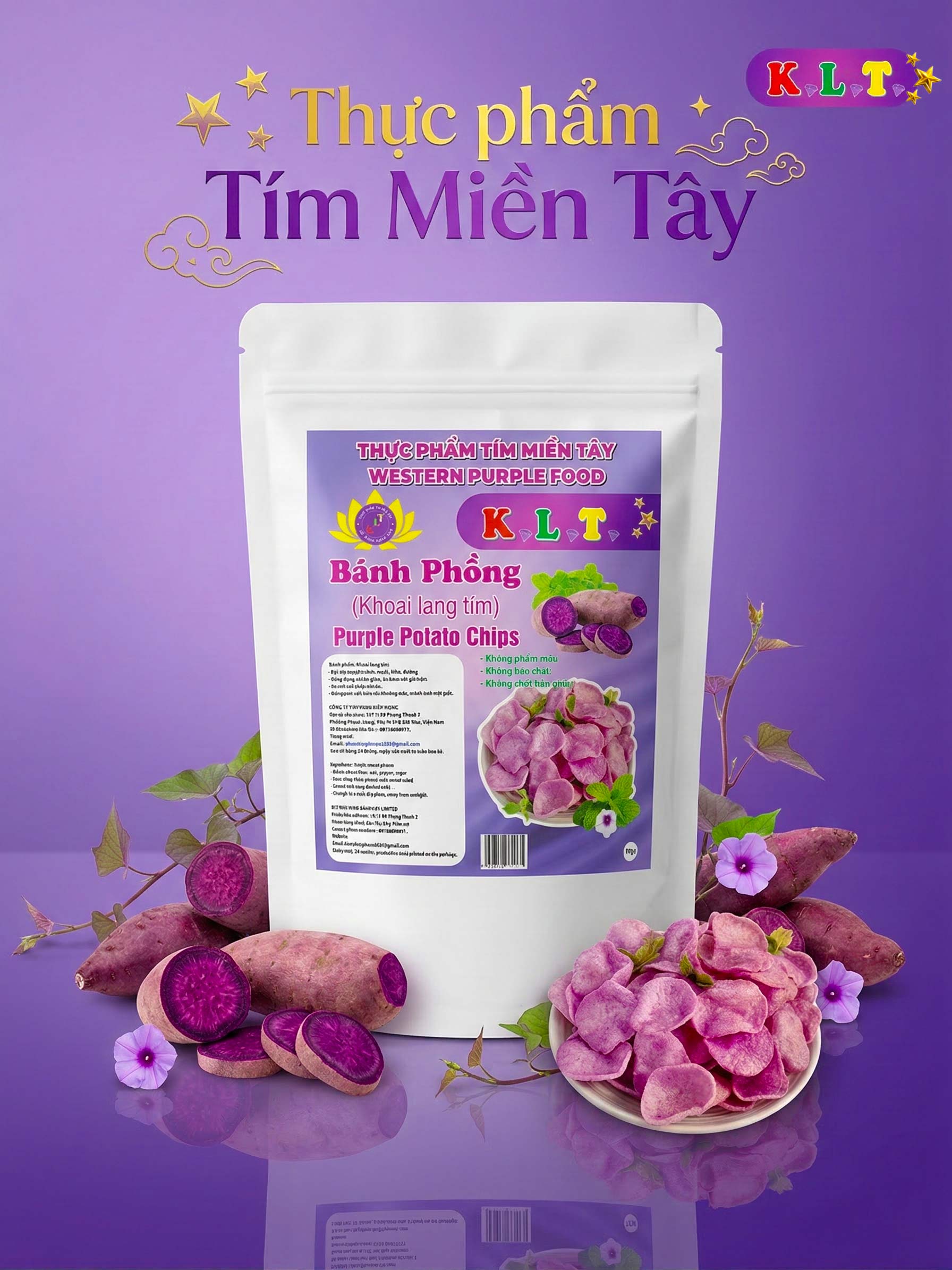 BÁNH PHỒNG TÍM K.L.T.